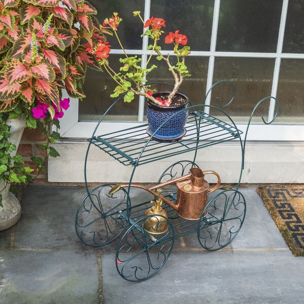 Brake Wheel Round Planter Trolley Stand Garden Outdoor Flower Pot Mover 