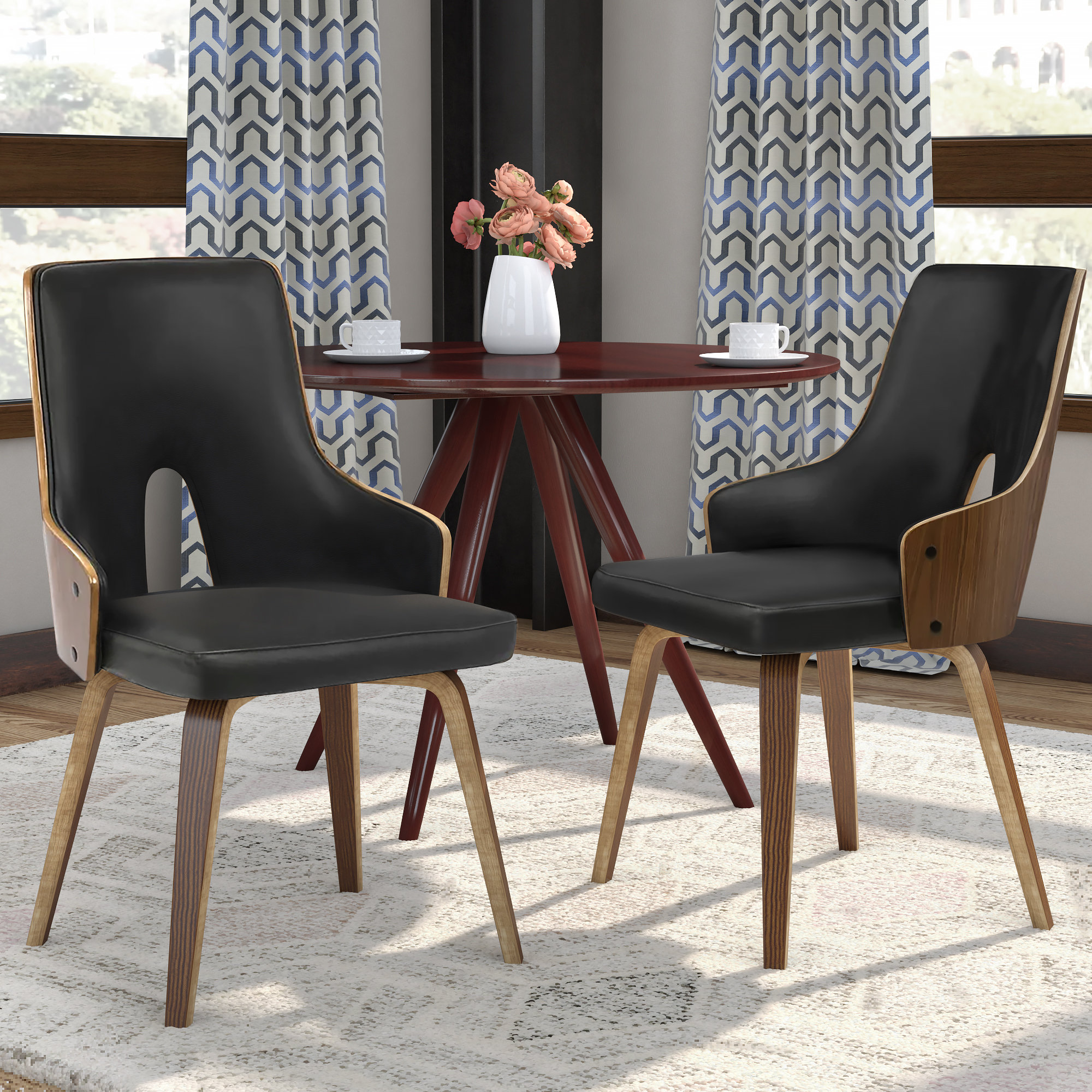 Mercury Row Lewandowski Side Chair In Black Reviews Wayfair Mercury Row Lewandowski Side Chair In