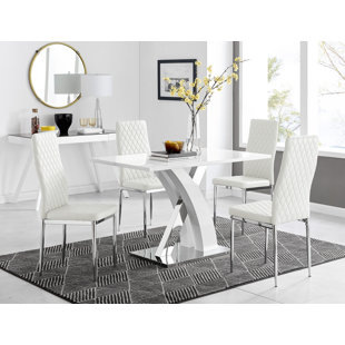 Condrey Dining Set with 4 Chairs