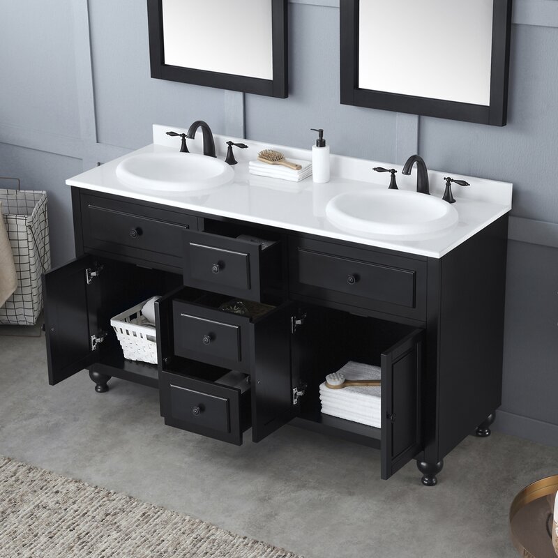 Ove Decors Kensington 60 Double Bathroom Vanity Set Reviews