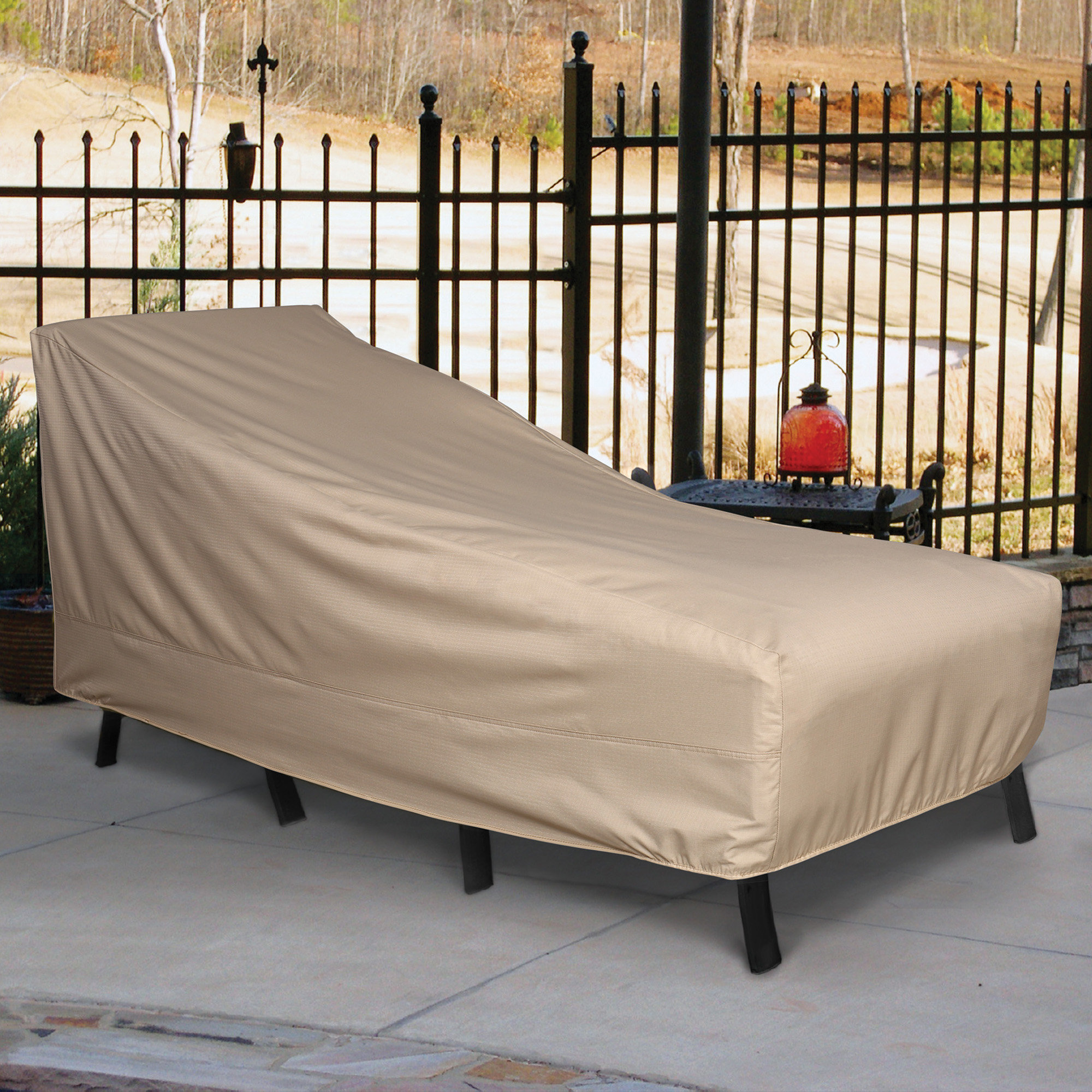 Freeport Park Breathable Patio Chaise Lounge Cover Reviews Wayfair Freeport Park Breathable Patio Chaise