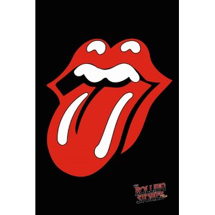 The Rolling Stones  Tongue Large Glass 