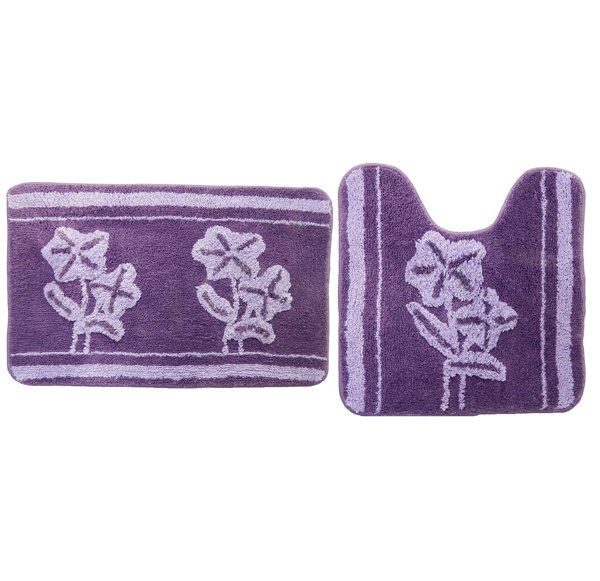 Dark Purple Bathroom Rug Wayfair