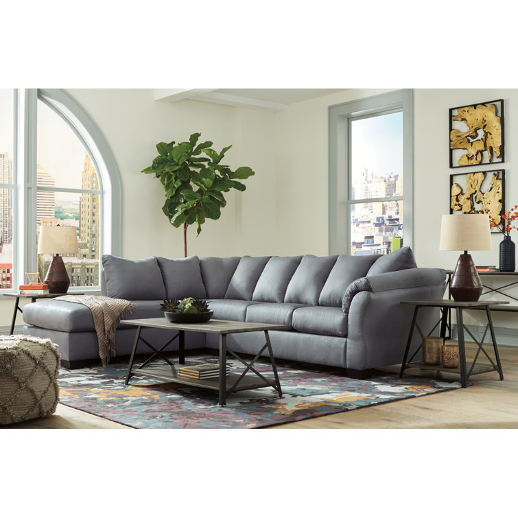 Winston Porter Arsaluis 113" Wide Sofa & Chaise Wayfair Canada