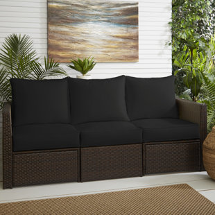 Serta Outdoor Futon Wayfair Pellot Indoor Outdoor Loveseat Cushion