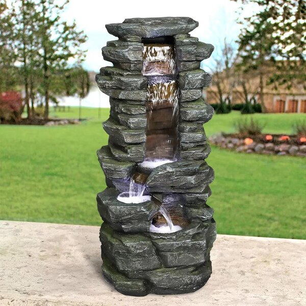Major-Q Decorative Fengshui Waterfall Fountain with LED Light 