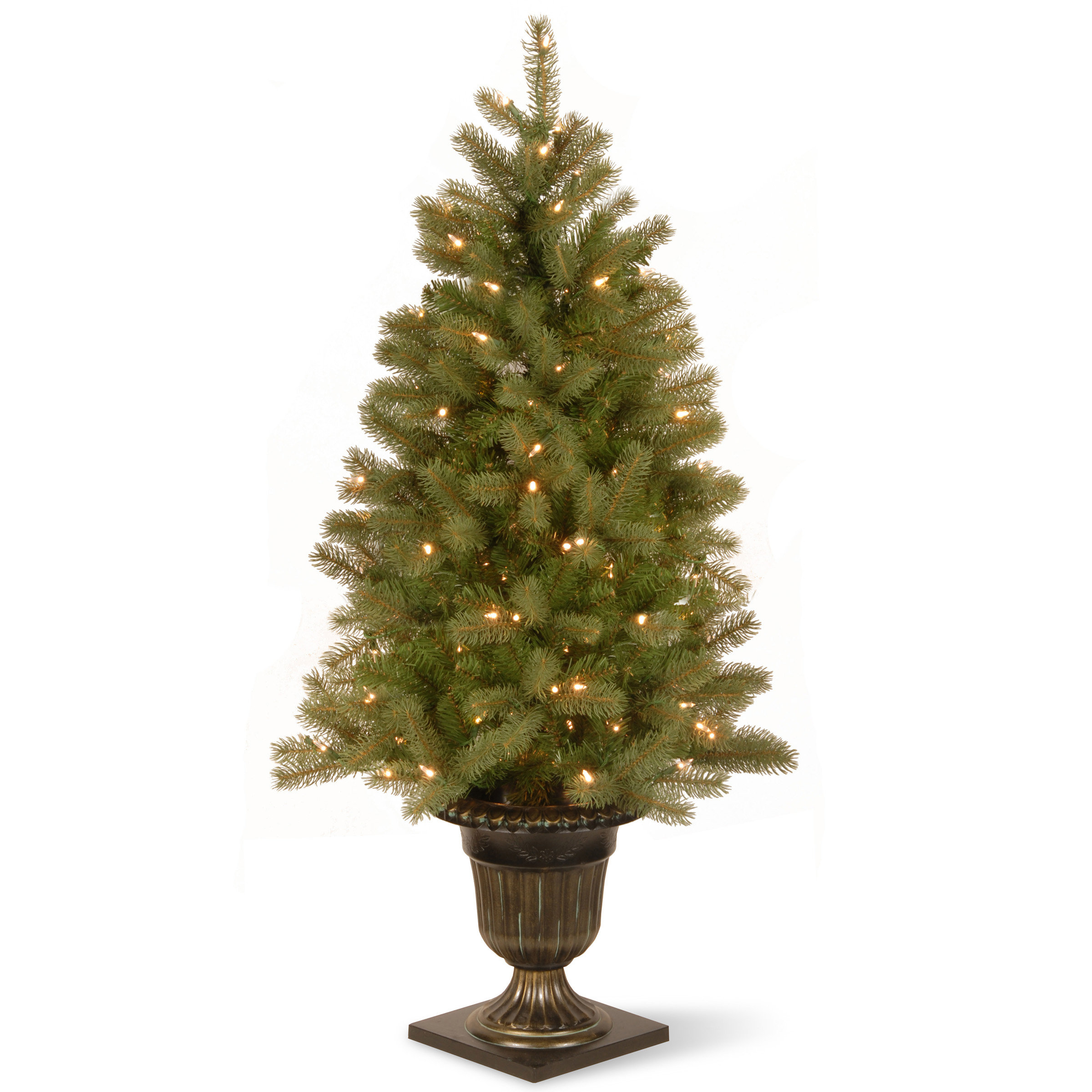 Downswept Douglas Fir 4 Green Entrance Artificial Christmas Downswept Douglas Fir 4 Green