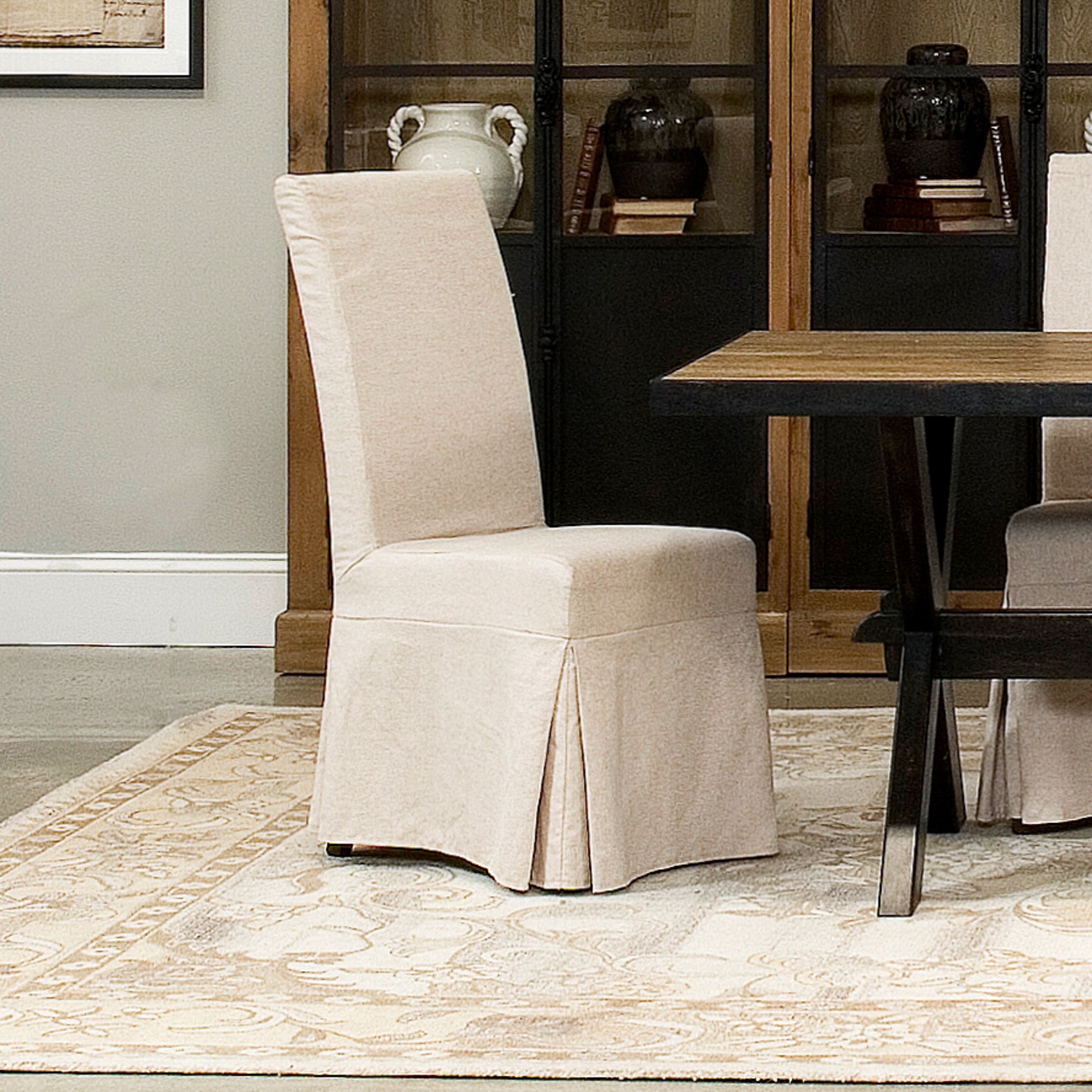 Sarreid Ltd Draped Upholstered Dining Chair Wayfair