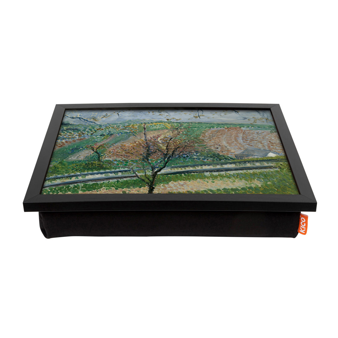 East Urban Home Laptop-Tablett Railway Track von Richard Gerstl
