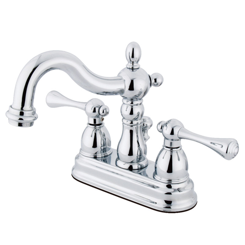 Kingston Br Heritage Centerset Bathroom Faucet With Drain Heritage Centerset Bathroom Faucet