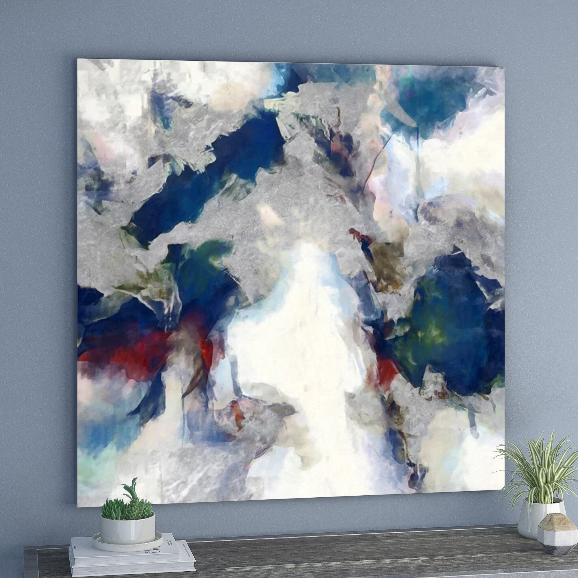 Ivy Bronx 'Explosive Shade Abstract Art' Wrapped Canvas Print Wayfair