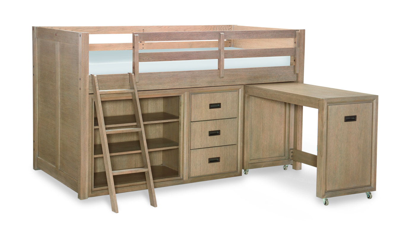 Rachael Ray Home Hudson Mid Loft Twin Bed Reviews Wayfair Hudson Mid Loft Twin Bed