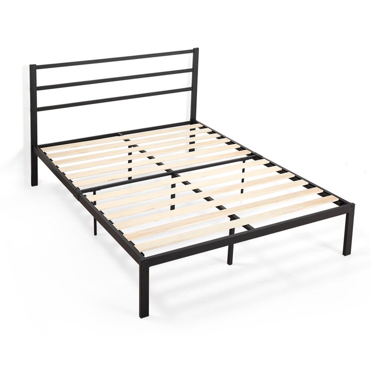 intelliBASE Low Profile Adjustable Twin Full Queen Box Spring Metal Bed Frame