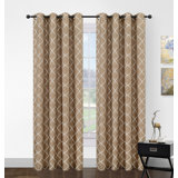 Brown Ikat Curtains Drapes You Ll Love In 2020 Wayfair
