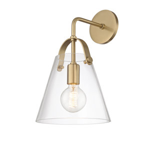 Modern Contemporary Wall Sconce With Pull Chain Allmodern Kautz 1 Light Armed Wall Sconce With Dimmer Switch