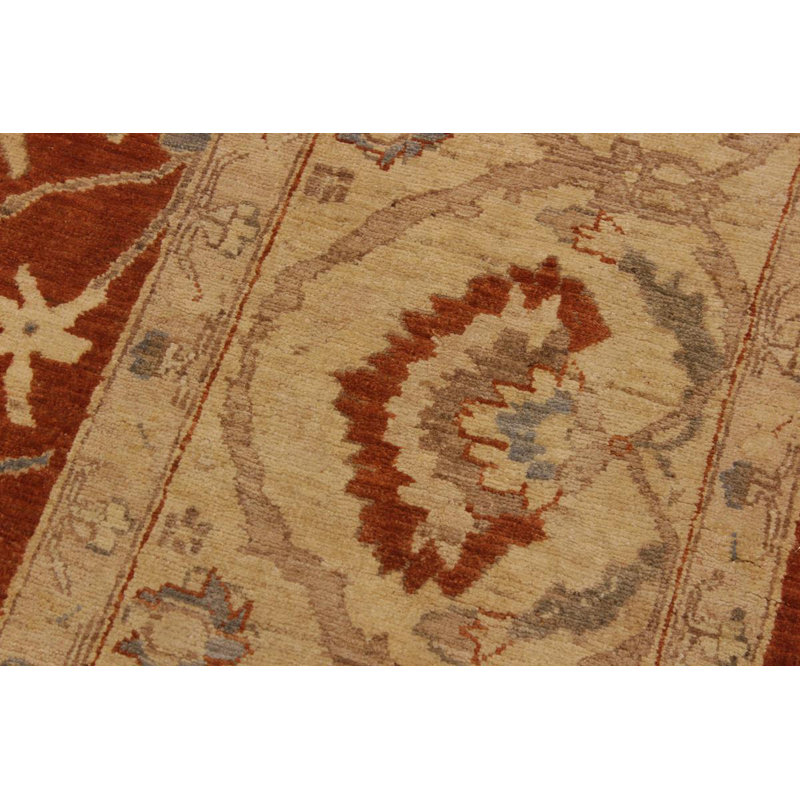 Isabelline One Of A Kind Dorn Hand Knotted 8 11 X 12 9 Wool Rust