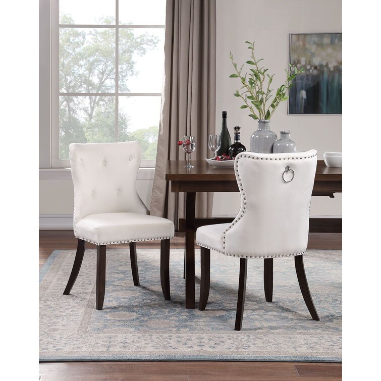 beige dining chairs set of 6