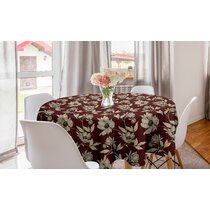 Pink Floral Flowers Peony and Leaves White Square Tablecloth 60 x 60 Inch Romantic Table Cover Mat Modern Table Cloth for Kitchen Dining Room Party Wedding Home Decoration