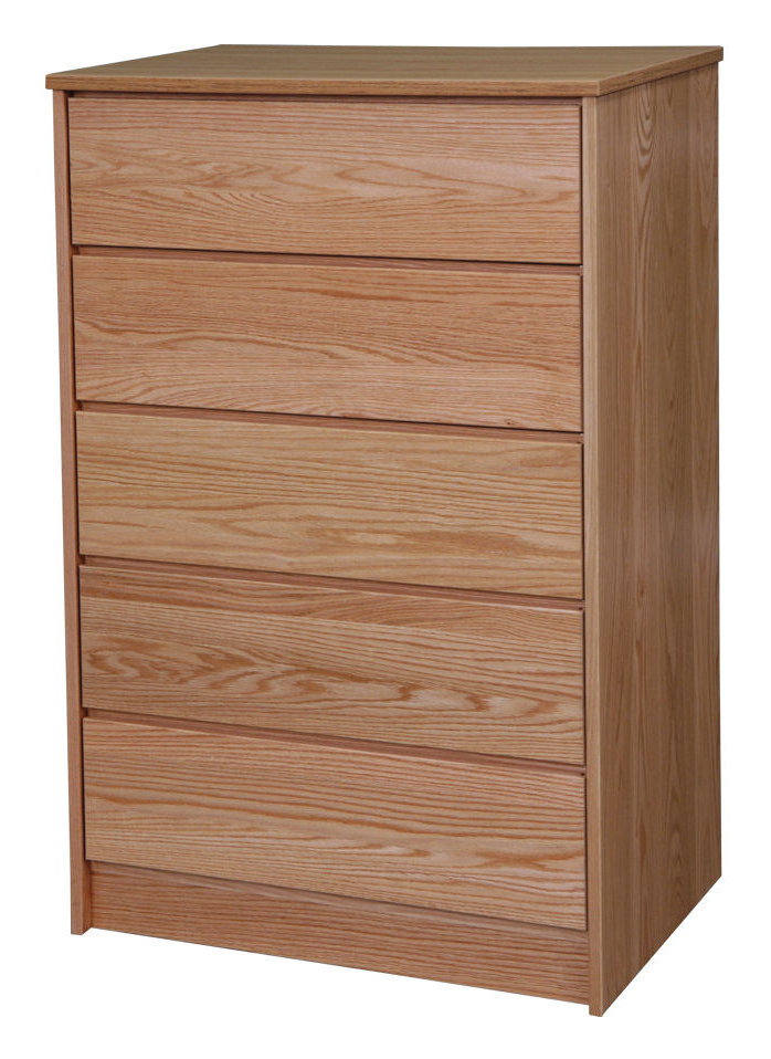 New England Woodcraft Classic 200 5 Drawer High Chest Wayfair