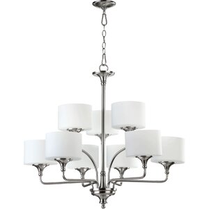 Heyworth 9-Light Shaded Chandelier