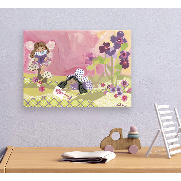 Oopsy Daisy Fairy Story Time Canvas Art Wayfair