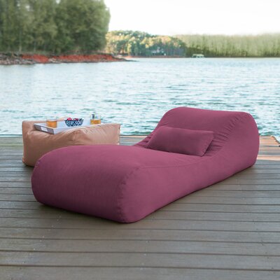 Freeport Park Daisha Outdoor Bag Sun Chaise Lounge Color Iris