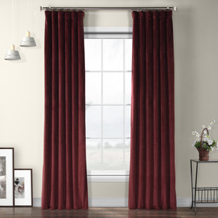 Modern Red Curtains Drapes Allmodern