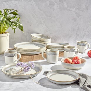 Details about   NEW 16 PIECE SET OF HOME MODERN ISABELLE DINNERWARE SET IN BOX FREE SHIPPING 