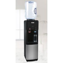 ideal for offices and meeting rooms with stainless steel inner tank Rose Fenghuangyuan Bottle Electric Water Cooler Large volume water table machine with hot and cold water dispenser 