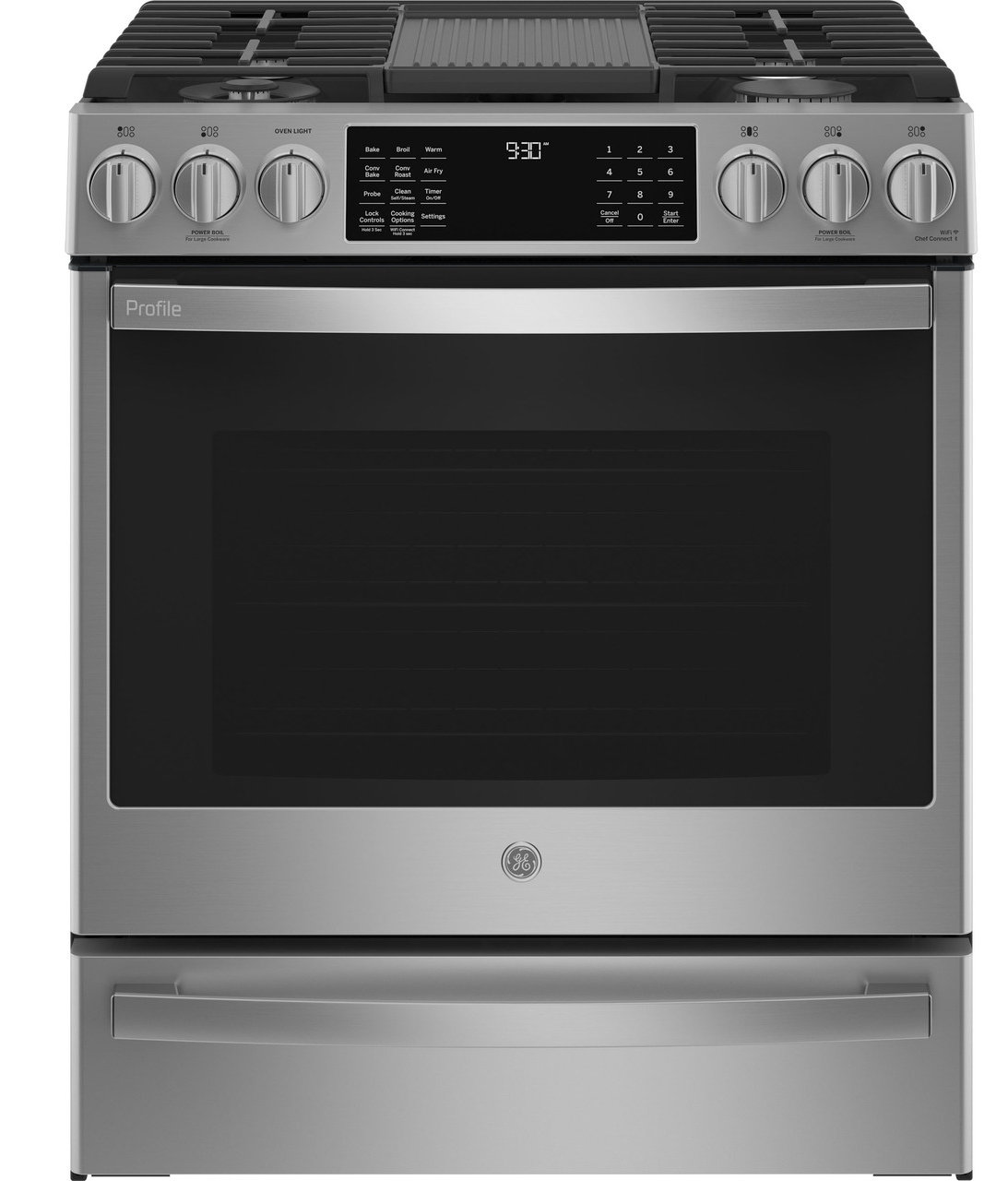 GE Profile™ GE Profile Smart Appliances 30" 5.6 Cubic Feet Smart Gas