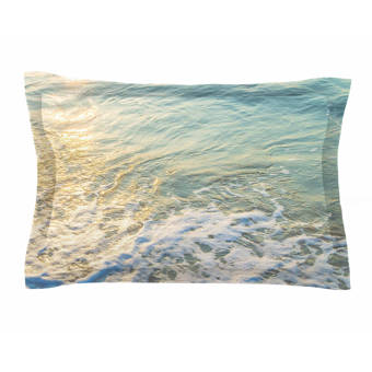 40 x 20 Pillow Sham Kess InHouse Trebam Staklo Black Gray Digital