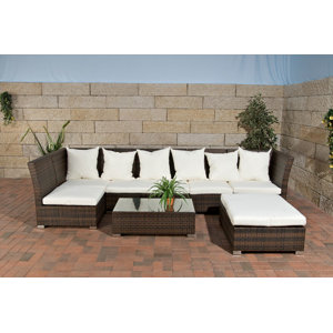 7-tlg. Sofa-Set Pielinen mit Kissen von Home & H..