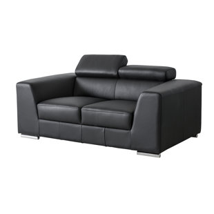 Go to store & view more images Orren Ellis Cesca Leather Loveseat