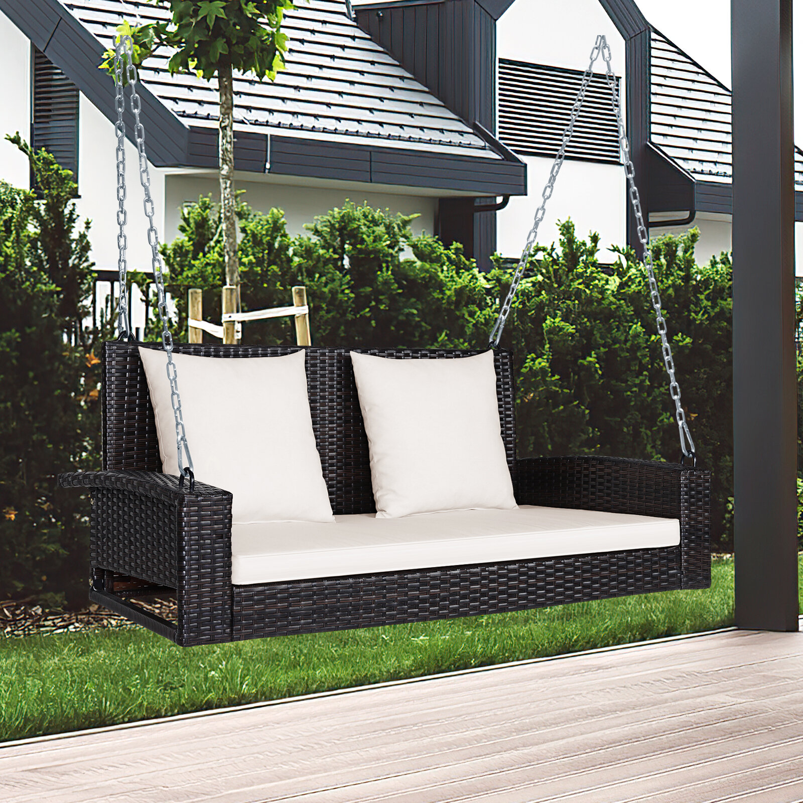 Latitude Run® 2 Person Porch Swing & Reviews | Wayfair