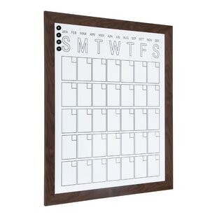 Jumbo Dry Erase Yearly Calendar 45" X 60" 12 Month Reusable Wall Planner Incl... 