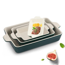 Aliza Stoneware Dish/Baking Tray/Lasagna Pan/Dish Set/Serving Dish/Rectangle/Assorrted color/Aliza Stoneware Dish/Baking Tray/Lasagna Pan/Dish Set/Serving Dish/Rectangle/Assorted color / 2 DISHES 