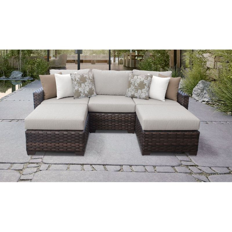 Tk Clics Kathy Ireland Homes Gardens River Brook 5 Piece Tk Clics Kathy Ireland Homes Gardens River Brook 5 Piece Outdoor Wicker Patio Furniture Set 05e Wayfair