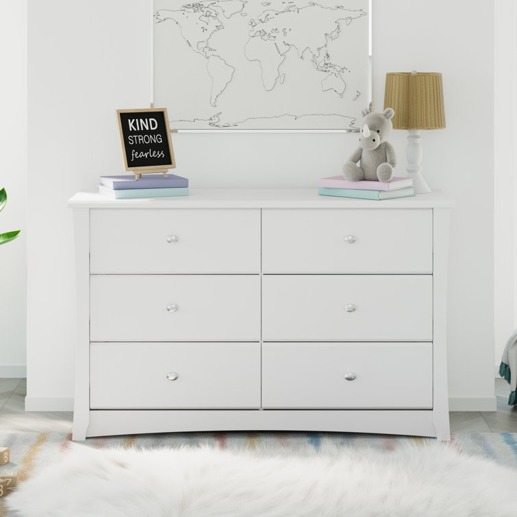 storkcraft crescent 6 drawer dresser