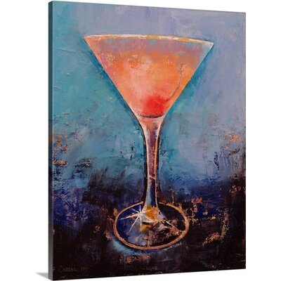 'Pink Lemonade Martini' by Michael Creese Painting Print Bay Isle Home™ Format: Canvas, Size: 10