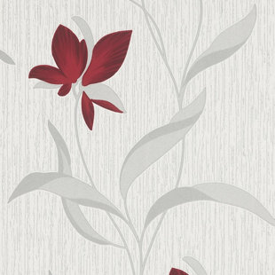 Fleur De Lis Living Abramson 10m x 53cm Matte Wallpaper Roll | Wayfair