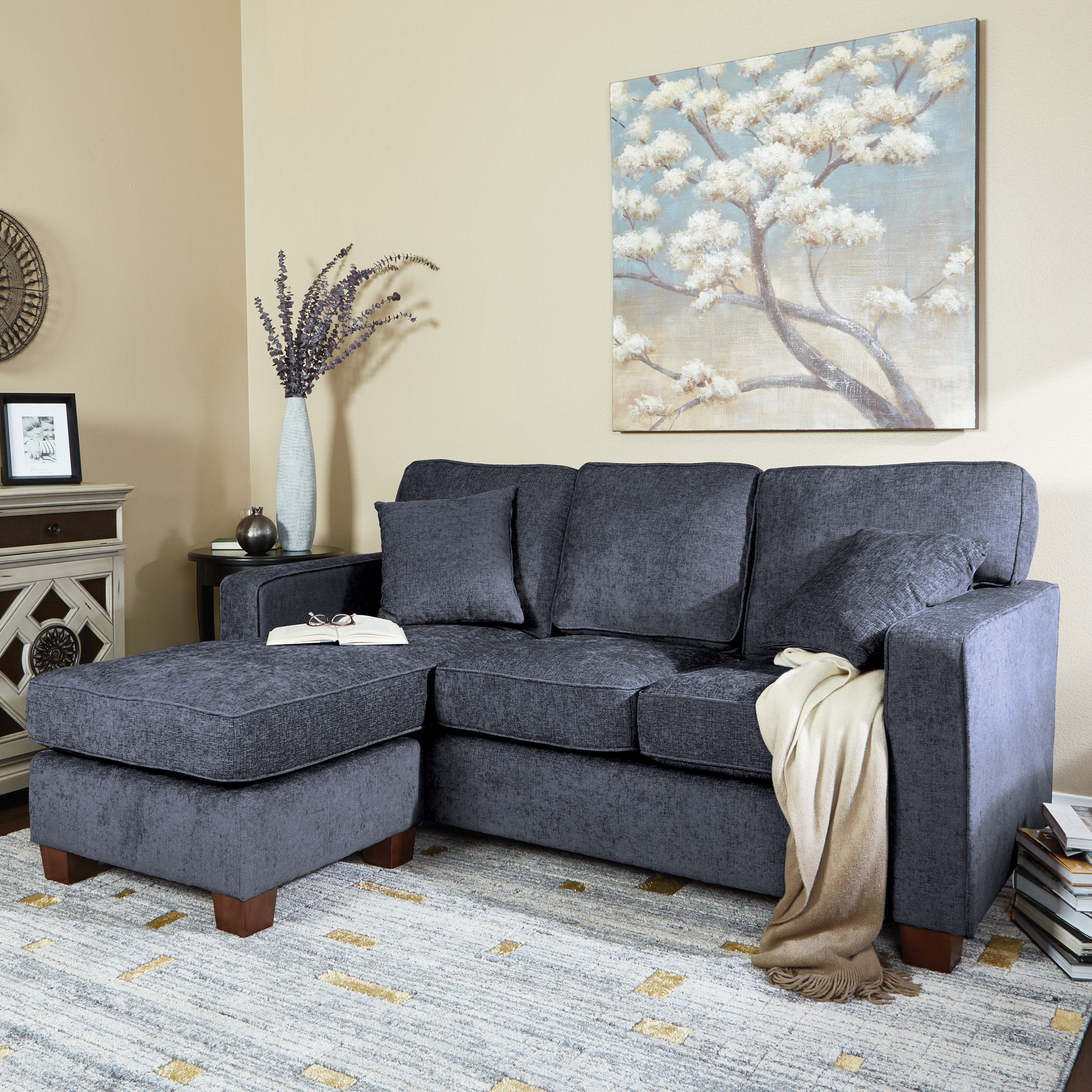 Kehlani 8" Reversible Sofa & Chaise Kehlani 8" Reversible Sofa & Chaise
