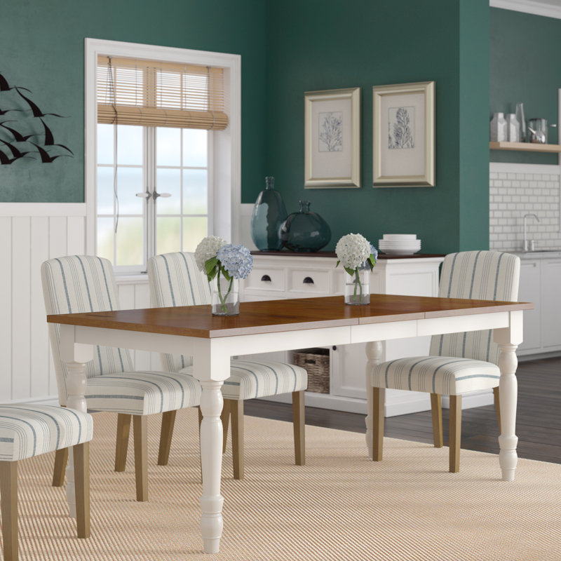 Hodslavice Solid Wood Turned Leg Extendable Dining Table Hodslavice Solid Wood Turned Leg Extendable Dining Table