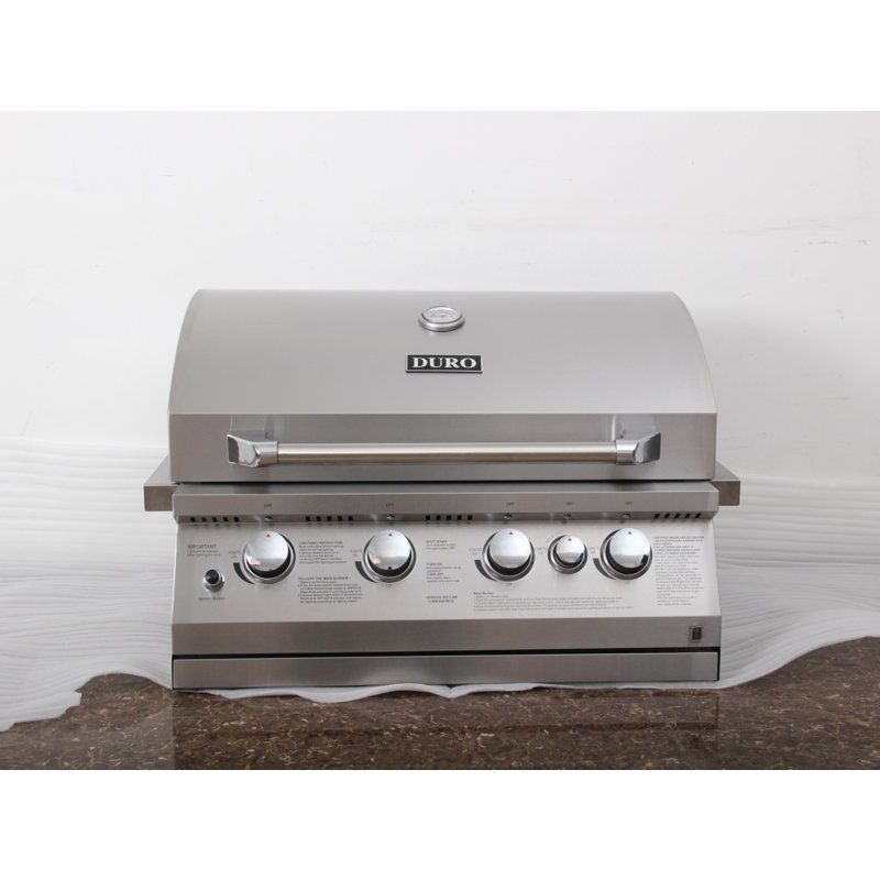 Nxr Professional Ranges 4 Burner Liquid Propane Gas Grill With Rotisserie Grill Cover Wayfair