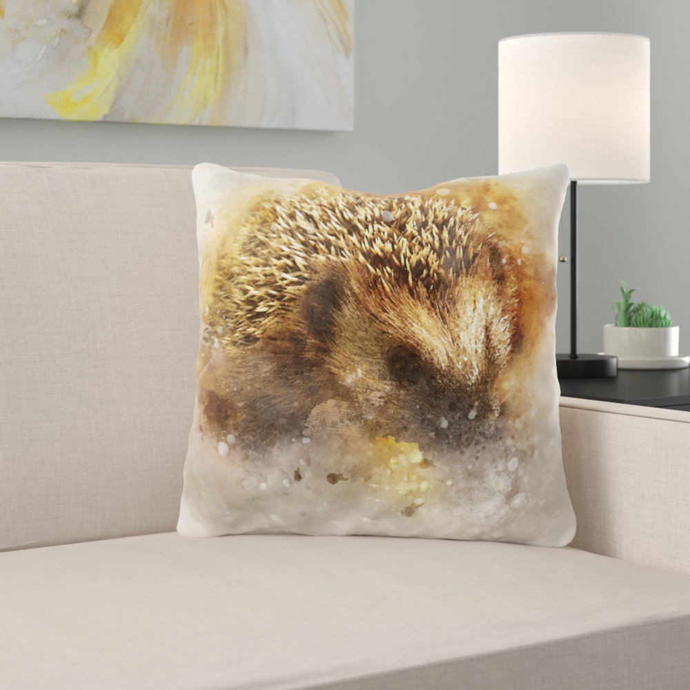 hedgehog throw pillows