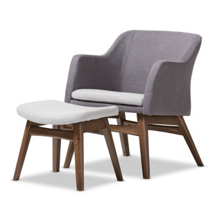 Victoria Lounge Chair and Ottoman by Wholesale Interiors