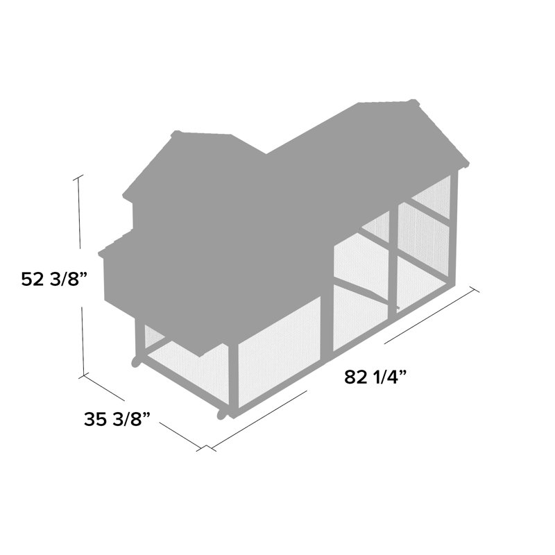 Tucker Murphy Pet Belinda Deluxe Portable Backyard Chicken Coop