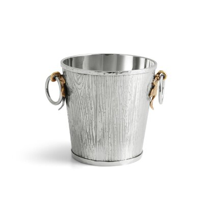Barware Cooling ice bucket Walled Insulated Champagne Bucket With Handle And Lid Wine Chiller Great For Cocktail Parties Champagne Wine Color : Gold, Size : 2L Holding Ice Serverware