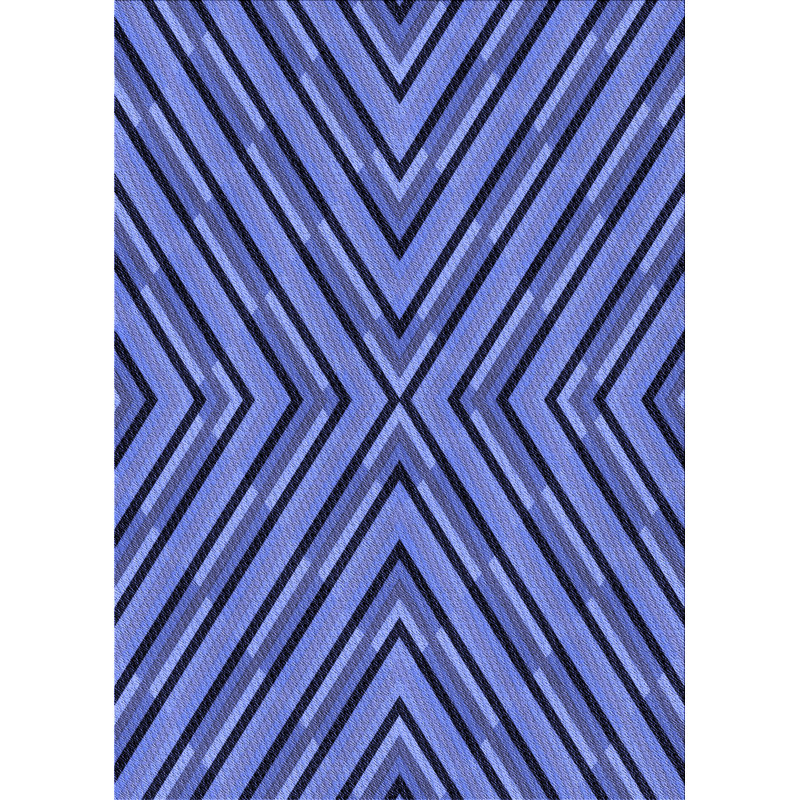 East Urban Home Geometric Wool Blue Area Rug Wayfair