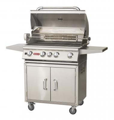Angus 4-Burner Propane Gas Grill with Cabinet Bull Outdoor