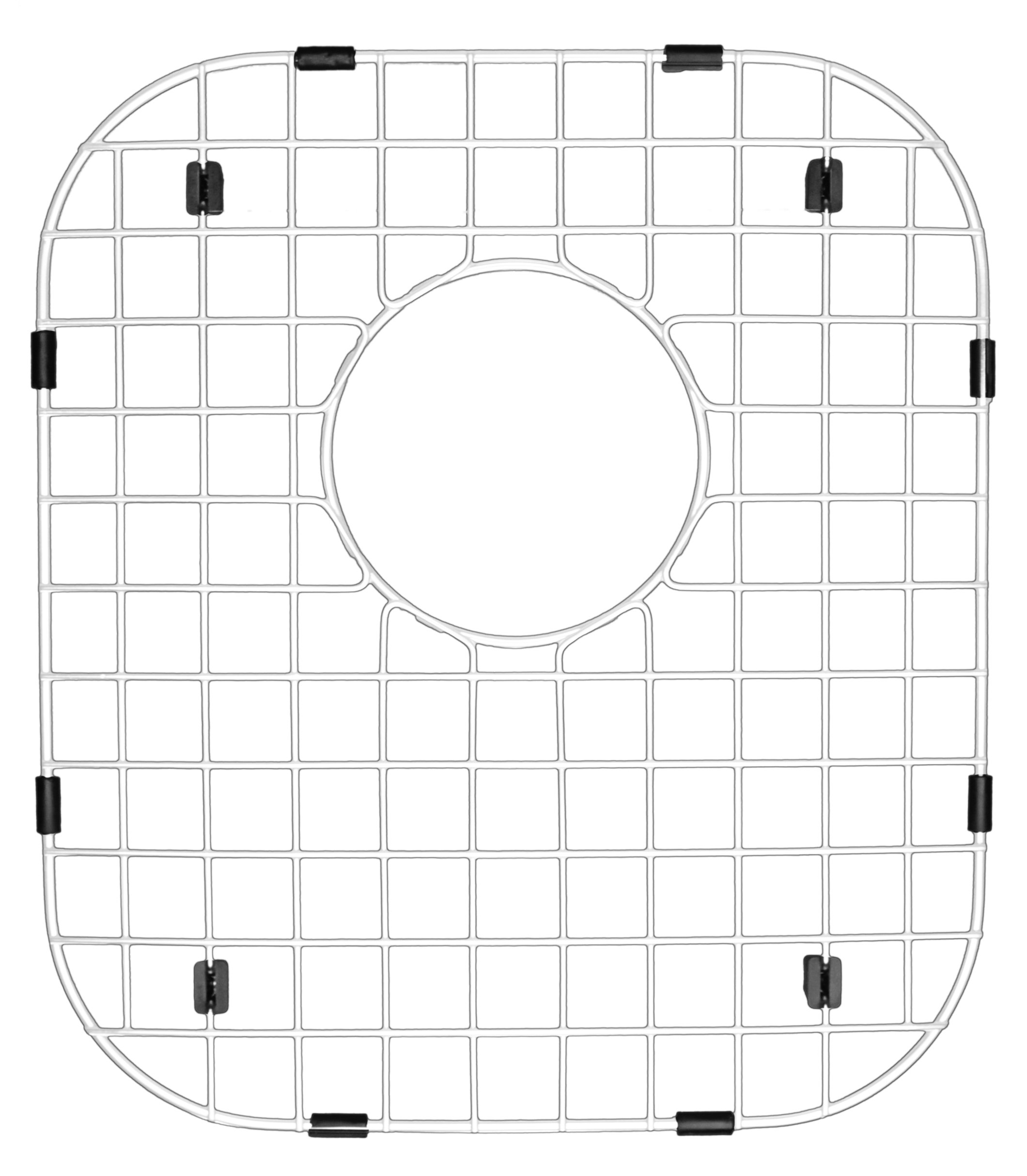 Left Karran Stainless Steel Bottom Grid 12 x 14-1//4 for QT-710 and QU-710